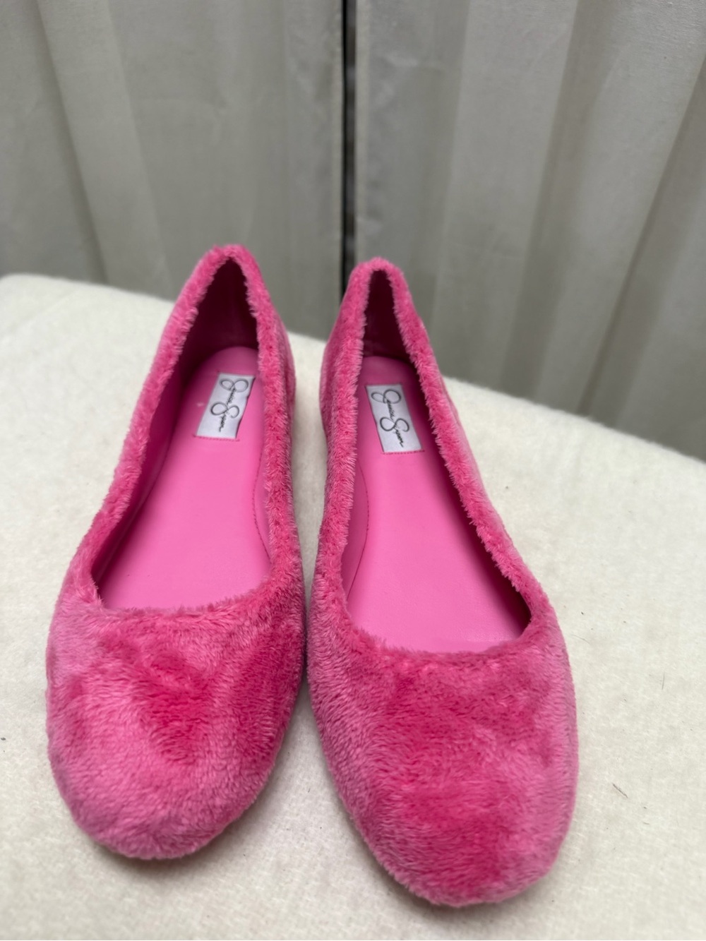 Jessica Simpson Plush Ballet Flats in Bright Pink